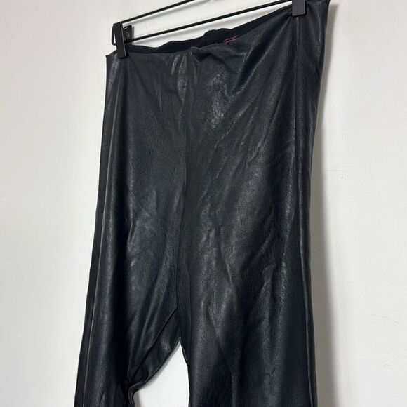 Commando Black Faux Leather Leggings XL - Picture 3 of 6